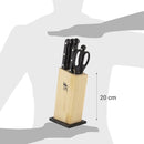 Set Cuchillo Cocinero 6 Unidades 20 Cm Acero Inoxidable