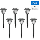 Pack 6 Estacas Solar 0,2 W IP44 Luz Calida