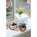 Set 3 Plantas Artificiales Mix de Flores 17 cm Colores Surtidos