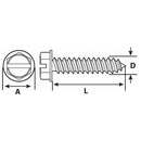 Tornillo Roscalata Metal 1 4.83 mm 5 unidad(es).