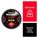 Cinta Doble Faz Scotch-Mount Extrema 25.4 Mm X 10 M