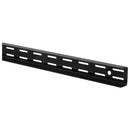 Pilar ranurado doble metal 96 cm negro