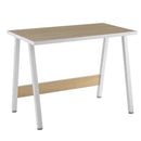 Escritorio Pepe 100X58X75 Cm Blanco Y Oak
