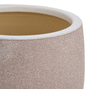 Macetero Ceuta De Ceramica 30X23 Cm Beige