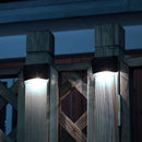 Aplique Led Guia Solar O Pila Exterior Ip44 Luz Fria