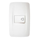 Interruptor Pulsador 10 A Blanco