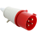 Enchufe industrial macho volante 32 A 3P+T 380V IP44