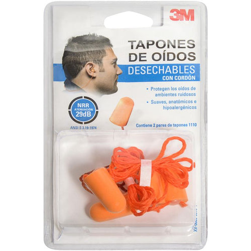 Tapones Protectores Desechable Con Cordon