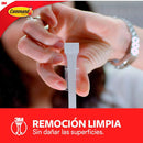 Ganchos Pequenos Ovalado Blanco 3 Unidades