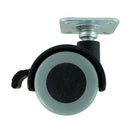 Rueda giratoria con freno tope 30kg
