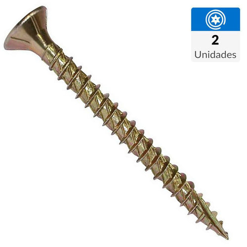 Tornillo Tirafondo Madera 30 mm 3.5 mm 2 unidad(es)