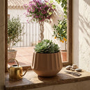 Macetero Vitoria De Ceramica 25X18 Cm Terracota
