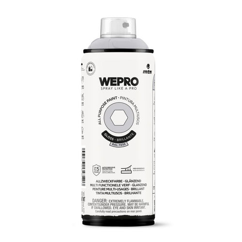 Pintura en Spray 0.4 l Brillante Gris Alaska