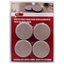 Fieltros antirayas 63 mm 4 unidades