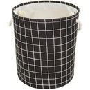 Canasto para Ropa Checker 35x40x35 cm 32 l Negro
