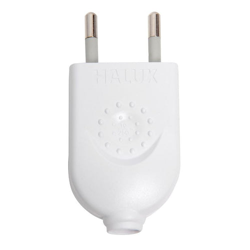 Enchufe Macho Volante 2P Blanco