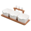 Set de picoteo base madera