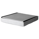 Pouf plegable 38x38x38 cm Gris Claro