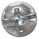 Perno cabeza pan metrica M3-0.5x5 mm zincada 4 unid