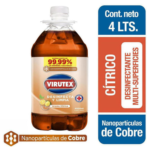 Limpiador Desinfectante Citrico Liquido 4 Litros