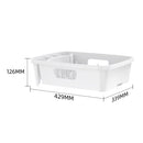 Secaplatos Plastico 34X43X12,6 Cm Blanco