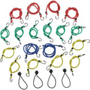 Kit 20 Amarras Elasticas Sujecion Carga Plast. Resistentes