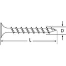 Tornillo Autoperforante Yeso-Carton 1-1/4 6 mm 1000 unidad(es)