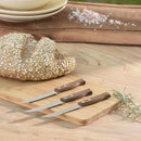 Set 3 Cuchillos Tramontina Para Asado Mango Madera
