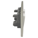 Interruptor doble + 1 placa 10 A Nobile Perla