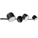 Barra Led Kivu 3 Luces Metal Negro