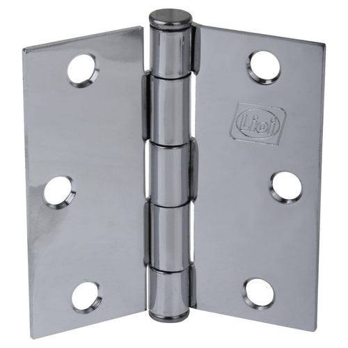 Bisagra L88 3"x3" Acero Cromado 1 un