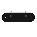 Percha 2 Ganchos Zinc Negro/cafe