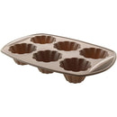 Molde 6 Cavidades Queques Taupe