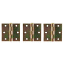 Set Bisagras L84 3,5x3,5 Zincado 3 un