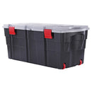 Baul Organizador 45X40X94 Cm 100 L Negro/ Gris