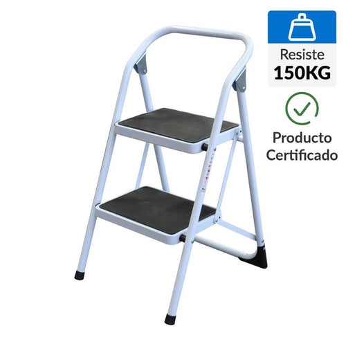 Escalera Silla De tijera Acero 0.81 m 2 Peldanos