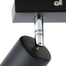 Barra Led Silo 3 Luces Metal Negro