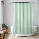 Cortina Bano Tela Eco 178x180 cm Verde