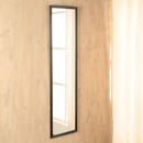 Espejo Decorativo Forma Rectangular 30X120 Cm Negro