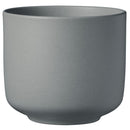 Macetero de Ceramica 19x18 cm Gris