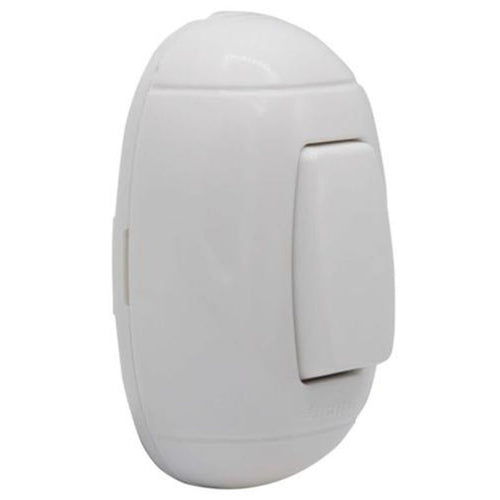Interruptor simple 9/24 Oval Blanco