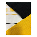 Set 3 Panos Rectangular 40x40 cm Cocina Blanco, Amarillo y Negro
