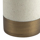Vaso Dany Beige, Dorado