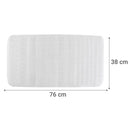 Piso de Ducha Antideslizante Masaje 38x76 cm PVC Transparente