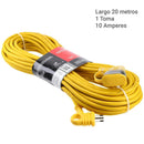 Extension Electrica Profesional 20 M Amarillo