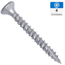 Tornillo Tirafondo Madera 12 mm 2.5 mm 4 unidad(es)