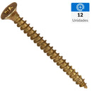 Tornillo Tirafondo Madera 1-1/2 8 mm 12 unidad(es)