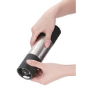 Molinillo Pimienta Dual Inoxidable Gris/negro