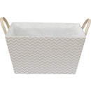 Caja de tela zigzag 37x20x27 cm
