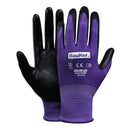 Guante Femme De Nitrilo Xs Morado-Negro
